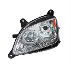 UNITED PACIFIC - UNITED PACIFIC - 35745 - FARO CROMADO DE 10 LED PARA PETERBILT 587 (2010-2016) Y 579 (2012-2021) - LADO DEL CONDUCTOR - Image 4