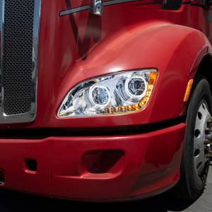 UNITED PACIFIC - UNITED PACIFIC - 35745 - FARO CROMADO DE 10 LED PARA PETERBILT 587 (2010-2016) Y 579 (2012-2021) - LADO DEL CONDUCTOR - Image 7