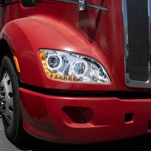UNITED PACIFIC - UNITED PACIFIC - 35746 - FARO CROMADO DE 10 LED PARA PETERBILT 587 (2010-2016) Y 579 (2012-2021) - LADO DEL PASAJERO - Image 7
