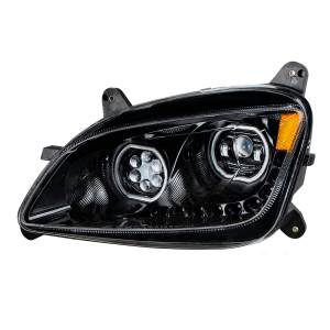 UNITED PACIFIC - UNITED PACIFIC - 35747 - FARO DELANTERO NEGRO 10 LED PARA PETERBILT 587 (2010-2016) Y 579 (2012-2021) - LADO DEL CONDUCTOR - Image 2