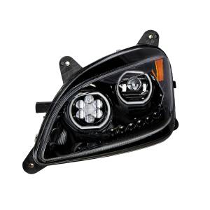 UNITED PACIFIC - UNITED PACIFIC - 35747 - FARO DELANTERO NEGRO 10 LED PARA PETERBILT 587 (2010-2016) Y 579 (2012-2021) - LADO DEL CONDUCTOR - Image 4