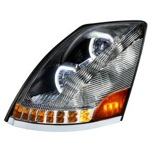 UNITED PACIFIC - UNITED PACIFIC - 35749 - FARO CROMADO DE 10 LED PARA VOLVO VN/VNL 2003-2017 - LADO DEL CONDUCTOR - Image 3