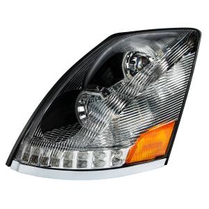 UNITED PACIFIC - UNITED PACIFIC - 35749 - FARO CROMADO DE 10 LED PARA VOLVO VN/VNL 2003-2017 - LADO DEL CONDUCTOR - Image 4