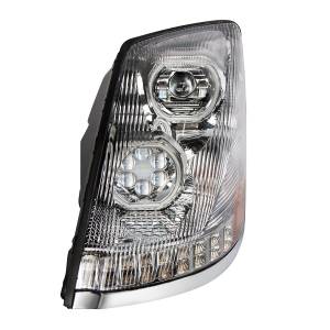 UNITED PACIFIC - UNITED PACIFIC - 35749 - FARO CROMADO DE 10 LED PARA VOLVO VN/VNL 2003-2017 - LADO DEL CONDUCTOR - Image 6