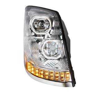 UNITED PACIFIC - UNITED PACIFIC - 35750 - FARO CROMADO DE 10 LED PARA VOLVO VN/VNL 2003-2017 - LADO DEL PASAJERO - Image 5