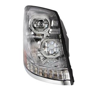 UNITED PACIFIC - UNITED PACIFIC - 35750 - FARO CROMADO DE 10 LED PARA VOLVO VN/VNL 2003-2017 - LADO DEL PASAJERO - Image 6