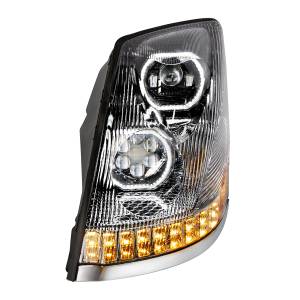 UNITED PACIFIC - UNITED PACIFIC - 35751 - FARO NEGRO DE 10 LED PARA VOLVO VN/VNL 2003-2017 - LADO DEL CONDUCTOR - Image 5
