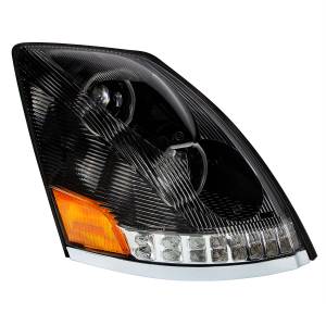 UNITED PACIFIC - UNITED PACIFIC - 35752 - FARO NEGRO DE 10 LED PARA VOLVO VN/VNL 2003-2017 - LADO DEL PASAJERO - Image 4