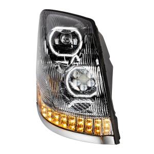 UNITED PACIFIC - UNITED PACIFIC - 35752 - FARO NEGRO DE 10 LED PARA VOLVO VN/VNL 2003-2017 - LADO DEL PASAJERO - Image 5