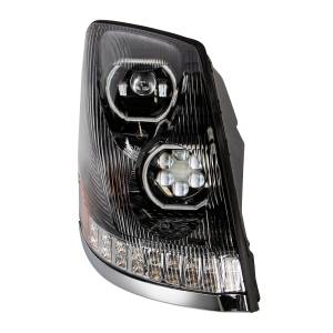 UNITED PACIFIC - UNITED PACIFIC - 35752 - FARO NEGRO DE 10 LED PARA VOLVO VN/VNL 2003-2017 - LADO DEL PASAJERO - Image 6