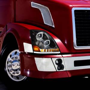 UNITED PACIFIC - UNITED PACIFIC - 35752 - FARO NEGRO DE 10 LED PARA VOLVO VN/VNL 2003-2017 - LADO DEL PASAJERO - Image 8
