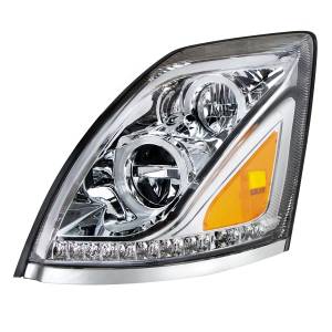 UNITED PACIFIC - 35753 - FARO LED CROMADO PARA VOLVO VN/VNL 2013-2017 - CONDUCTOR