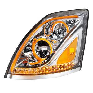 UNITED PACIFIC - UNITED PACIFIC - 35753 - FARO LED CROMADO PARA VOLVO VN/VNL 2013-2017 - CONDUCTOR - Image 3
