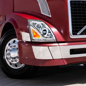 UNITED PACIFIC - UNITED PACIFIC - 35753 - FARO LED CROMADO PARA VOLVO VN/VNL 2013-2017 - CONDUCTOR - Image 5