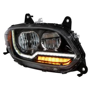 UNITED PACIFIC - UNITED PACIFIC - 35760 - FARO LED NEGRO PARA CAMIÓN INTERNATIONAL LT 2018-2024 - LADO DEL PASAJERO - Image 3