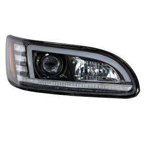 UNITED PACIFIC - UNITED PACIFIC - 35768 - FARO DE PROYECCIÓN NEGRO CON GIRO SECUENCIAL LED Y DRL PARA PETERBILT 386 2005-2015 - Image 7