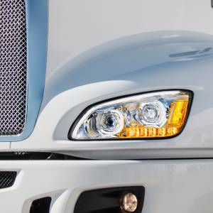 UNITED PACIFIC - UNITED PACIFIC - 35772 - FARO LED CROMADO CON SEÑAL DE GIRO LED Y BARRA DE LUZ DE POSICIÓN LED PARA KENWORTH T660 2008-2017 - PASAJERO - Image 6