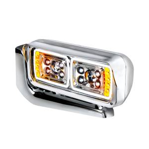 UNITED PACIFIC - UNITED PACIFIC - 35775 - CONJUNTO DE FAROS DE PROYECCIÓN "CROMADOS" DE 10 LED DE ALTA POTENCIA CON BRAZO DE MONTAJE - LADO DEL CONDUCTOR - Image 3