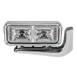 UNITED PACIFIC - UNITED PACIFIC - 35776 - CONJUNTO DE FAROS DE PROYECCIÓN "CROMADOS" DE 10 LED DE ALTA POTENCIA CON BRAZO DE MONTAJE - LADO DEL PASAJERO - Image 2