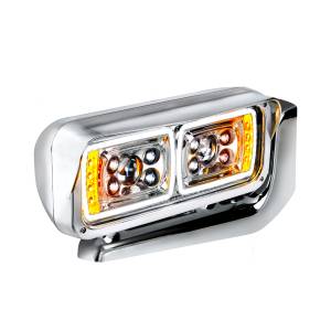 UNITED PACIFIC - UNITED PACIFIC - 35776 - CONJUNTO DE FAROS DE PROYECCIÓN "CROMADOS" DE 10 LED DE ALTA POTENCIA CON BRAZO DE MONTAJE - LADO DEL PASAJERO - Image 3