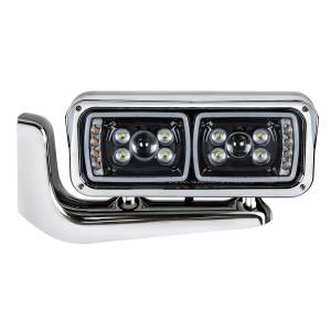 UNITED PACIFIC - UNITED PACIFIC - 35777 - CONJUNTO DE FAROS DE PROYECCIÓN "BLACKOUT" DE 10 LED DE ALTA POTENCIA CON BRAZO DE MONTAJE - CONDUCTOR - Image 2
