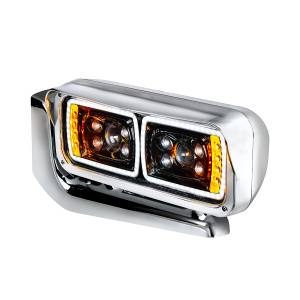 UNITED PACIFIC - UNITED PACIFIC - 35777 - CONJUNTO DE FAROS DE PROYECCIÓN "BLACKOUT" DE 10 LED DE ALTA POTENCIA CON BRAZO DE MONTAJE - CONDUCTOR - Image 3