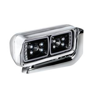 UNITED PACIFIC - UNITED PACIFIC - 35778 - CONJUNTO DE FAROS DE PROYECCIÓN "BLACKOUT" DE 10 LED DE ALTA POTENCIA CON BRAZO DE MONTAJE - PASAJERO - Image 4
