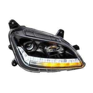 UNITED PACIFIC - UNITED PACIFIC - 35782 - FARO DE PROYECCIÓN BLACKOUT CON GIRO SECUENCIAL LED Y DRL PARA PETERBILT 579- PASAJERO 2012-2021 - Image 3