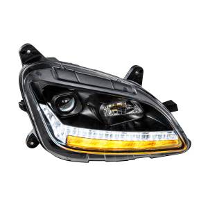 UNITED PACIFIC - UNITED PACIFIC - 35782 - FARO DE PROYECCIÓN BLACKOUT CON GIRO SECUENCIAL LED Y DRL PARA PETERBILT 579- PASAJERO 2012-2021 - Image 4