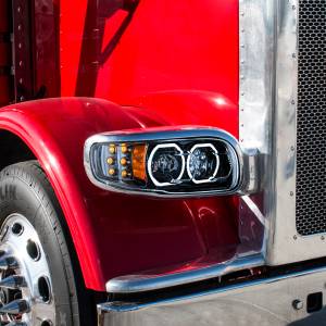 UNITED PACIFIC - UNITED PACIFIC - 35786 - FARO APAGADO DE 10 LED DE ALTA POTENCIA CON GIRO DE 6 LED Y HALO DE 100 LED PARA EL CONDUCTOR PETERBILT 389 2008-2023 - Image 6