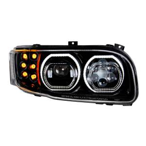 UNITED PACIFIC - UNITED PACIFIC - 35787 - FARO APAGADO DE 10 LED DE ALTA POTENCIA CON GIRO DE 6 LED Y HALO DE 100 LED PARA PETERBILT 389 2008-2023 - Image 3