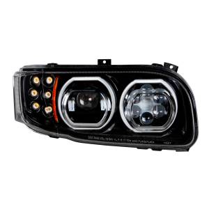 UNITED PACIFIC - UNITED PACIFIC - 35787 - FARO APAGADO DE 10 LED DE ALTA POTENCIA CON GIRO DE 6 LED Y HALO DE 100 LED PARA PETERBILT 389 2008-2023 - Image 4