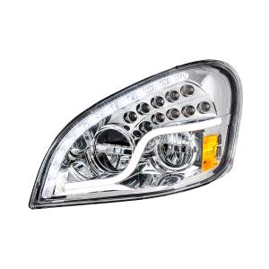 UNITED PACIFIC - UNITED PACIFIC - 35790 - FARO LED CROMADO DE ALTA POTENCIA CON LED DRL Y SEÑAL DE GIRO LED PARA FL CASCADIA 2008-2017 - CONDUCTOR - Image 2