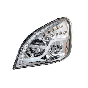 UNITED PACIFIC - UNITED PACIFIC - 35790 - FARO LED CROMADO DE ALTA POTENCIA CON LED DRL Y SEÑAL DE GIRO LED PARA FL CASCADIA 2008-2017 - CONDUCTOR - Image 6