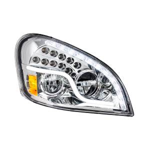 UNITED PACIFIC - UNITED PACIFIC - 35791 - FARO LED CROMADO DE ALTA POTENCIA CON LED DRL Y SEÑAL DE GIRO LED PARA FL CASCADIA 2008-2017 - PASAJERO - Image 2