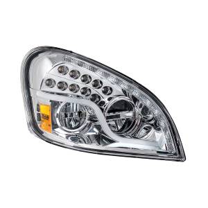 UNITED PACIFIC - UNITED PACIFIC - 35791 - FARO LED CROMADO DE ALTA POTENCIA CON LED DRL Y SEÑAL DE GIRO LED PARA FL CASCADIA 2008-2017 - PASAJERO - Image 3