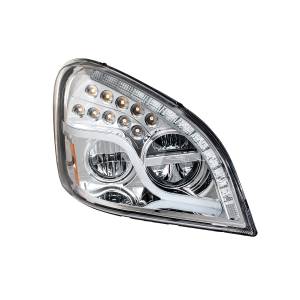 UNITED PACIFIC - UNITED PACIFIC - 35791 - FARO LED CROMADO DE ALTA POTENCIA CON LED DRL Y SEÑAL DE GIRO LED PARA FL CASCADIA 2008-2017 - PASAJERO - Image 6