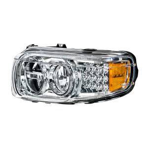 UNITED PACIFIC - UNITED PACIFIC - 35794 - FARO DELANTERO LED CROMADO CON BARRA DE LUCES DE GIRO Y POSICIÓN LED PARA PETERBILT 388 (2008-2015) Y 389 (2008-2023) - CONDUCTOR - Image 2