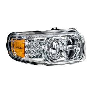 UNITED PACIFIC - UNITED PACIFIC - 35795 - FARO LED CROMADO CON BARRA DE LUCES DE GIRO Y POSICIÓN LED PARA PETERBILT 388(2008-2015) Y 389(2008-2023) - PASAJERO - Image 2