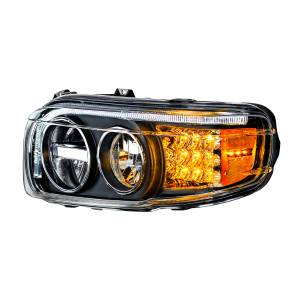 UNITED PACIFIC - 35796 - FARO LED APAGADO CON BARRA DE LUCES LED DE GIRO Y POSICIÓN PARA EL CONDUCTOR PETERBILT 389 2008-2023