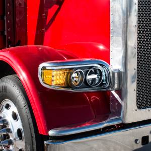 UNITED PACIFIC - UNITED PACIFIC - 35796 - FARO LED APAGADO CON BARRA DE LUCES LED DE GIRO Y POSICIÓN PARA EL CONDUCTOR PETERBILT 389 2008-2023 - Image 6