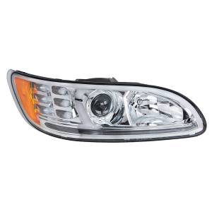 UNITED PACIFIC - UNITED PACIFIC - 35809 - FARO DE PROYECCIÓN CROMADO CON LUZ LED DE GIRO Y POSICIÓN PARA PETERBILT 386- PASAJERO 2005-2015 - Image 3
