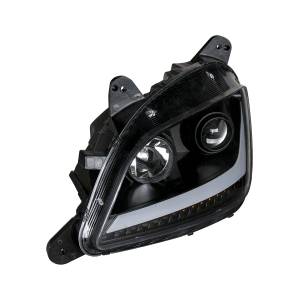 UNITED PACIFIC - UNITED PACIFIC - 35814 - FARO DE PROYECCIÓN NEGRO CON POSICIÓN Y SEÑAL LED PARA CONDUCTOR PETERBILT 579 2012-2021 - Image 6
