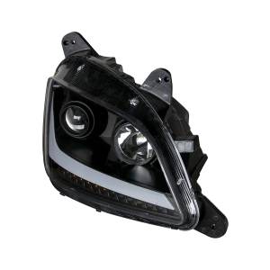 UNITED PACIFIC - UNITED PACIFIC - 35815 - FARO DE PROYECCIÓN NEGRO CON POSICIÓN Y SEÑAL LED PARA PETERBILT 579- PASAJERO 2012-2021 - Image 6