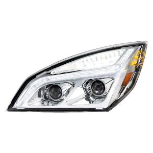 UNITED PACIFIC - UNITED PACIFIC - 35819 - FARO DE PROYECCIÓN LED CROMADO CON LUZ DE POSICIÓN LED PARA FREIGHTLINER CASCADIA 2018-2024 - CONDUCTOR - Image 2