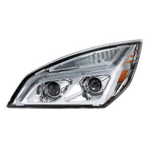 UNITED PACIFIC - UNITED PACIFIC - 35819 - FARO DE PROYECCIÓN LED CROMADO CON LUZ DE POSICIÓN LED PARA FREIGHTLINER CASCADIA 2018-2024 - CONDUCTOR - Image 3