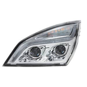UNITED PACIFIC - UNITED PACIFIC - 35819 - FARO DE PROYECCIÓN LED CROMADO CON LUZ DE POSICIÓN LED PARA FREIGHTLINER CASCADIA 2018-2024 - CONDUCTOR - Image 6