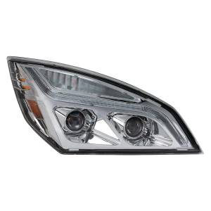 UNITED PACIFIC - UNITED PACIFIC - 35820 - FARO DE PROYECCIÓN LED CROMADO CON LUZ DE POSICIÓN LED PARA FREIGHTLINER CASCADIA 2018-2024 - PASAJERO - Image 3