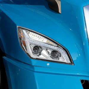 UNITED PACIFIC - UNITED PACIFIC - 35820 - FARO DE PROYECCIÓN LED CROMADO CON LUZ DE POSICIÓN LED PARA FREIGHTLINER CASCADIA 2018-2024 - PASAJERO - Image 10