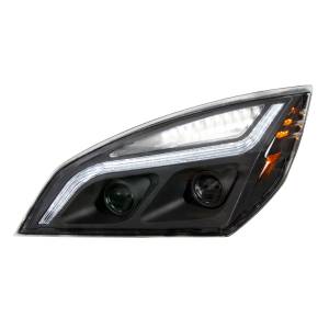 UNITED PACIFIC - UNITED PACIFIC - 35821 - FARO DE PROYECCIÓN LED NEGRO CON LUZ DE POSICIÓN LED PARA FREIGHTLINER CASCADIA 2018-2024 - CONDUCTOR - Image 2